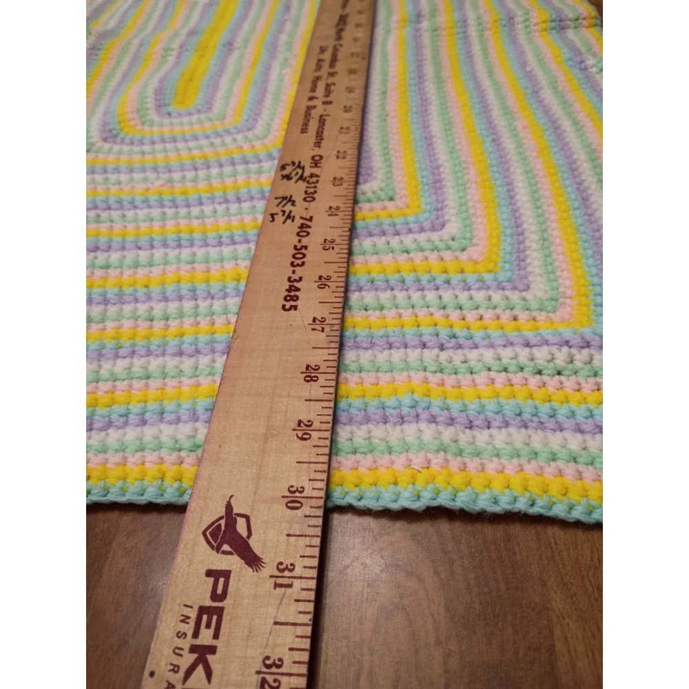Handmade baby afghan swaddle blanket